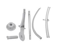 ARTSEWPLY Support Mobile pour Berceau Bébé Blanc en Plastique 3 Sections Bras en Croix Accessoire Suspendu pour Jouets et Clochettes Compatible Lit Bébé Facile à Assembler et Démonter