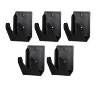 ARTSEWPLY Support Mural en Plastique Noir pour Lecteur de Codes-Barres, Angle Réglable et Fixation Stable, pour Environnements de Vente au Détail et Comptoirs, Lot de 5 Pièces