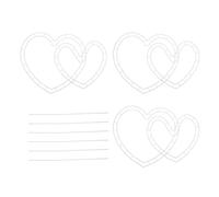 ARTSEWPLY Support pour Composition de Cœur 48 Pcs, Cadre en Fil de Fer pour Bouquets, Kit 6 Pièces pour Décoration Intérieure, Centres de Table, Mariage et Fêtes