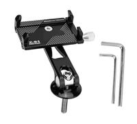 ARTSEWPLY Support Téléphone Antichoc pour Smartphone Fixation Guidon Stable et Facile à Installer Accessoire Navigation Cycliste Noir Compatible VTT et Électrique
