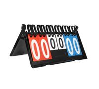 ARTSEWPLY Tableau de Bord Portable pour Scores Flip Scorekeeper Multifonctionnel Plastique Étanche pour Basketball et Autres Sports Affichage et Durable