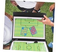 ARTSEWPLY Tableau Football Portable PVC Durable Planification de Match Tableau Entraînement à Trois Volets pour