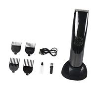 ARTSEWPLY Tondeuse à Cheveux Électrique Rechargeable Usb 4 Guides De Coupe Lame En Acier Inoxydable Noir Multifonction Corps Et Visage Portable Usage Domestique