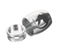 ARTSEWPLY Urne Funéraire pour Lapin Acier Inoxydable Petite Urne pour Cendres Animaux De Compagnie