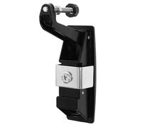 ARTSEWPLY Verrou à Compression en Alliage de Zinc Levier Réglable Noir, Bouton-poussoir, Loquet de Porte D’armoire Industrielle pour Fermeture Sécurisée, Accessoire de Remplacement Fiable