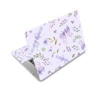 ARTSO Autocollant en vinyle pour ordinateur portable de 30,5 cm, 35,6 cm, 39,6 cm, 39,6 cm, motif nœuds violets