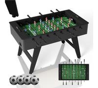 Artsport Baby-Foot ProKick - Table Robuste en MDF, Terrain 11 Contre 11, poignées antidérapantes, Compteur de buts, pour Enfants et Adultes - Noir