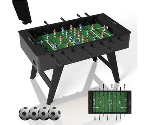 Artsport Baby-Foot ProKick - Table Robuste en MDF, Terrain 11 Contre 11, poignées antidérapantes, Compteur de buts, pour Enfants et Adultes - Noir