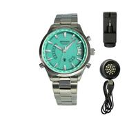 ARTSTATE AS1456 Montre analogique à quartz solaire pour homme avec lampe LED à charge rapide