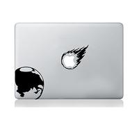 ArtStickers Autocollants astéroïdes de la Terre Apple Meteor MacBook Ordinateur Portable Art Graphique Vinyle Mural Tablette Drôle