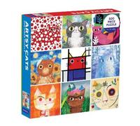 Artsy Cats 500 Piece Family Puzzle by Mudpuppy [Gift/Card] NEUF