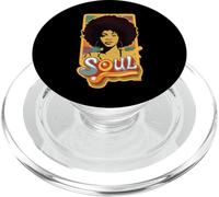 Artsy Chemise Funk Vintage années 70 pour Femme Afro Soul Music PopSockets PopGrip pour MagSafe