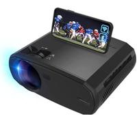 ARTSZY V50 Portable 5g WiFi Projecteur Mini Smart Real 1080p Full Movie Proyector 200 '' Grand écran LED Bluetooth Projecteurs (Color : B)