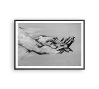 ARTTOR Affiche Decoration Murale Moderne Poster Cadre Noir 100x70cm Manuscrit Mains Noir Et Blanc Deco Affiches Murales Wall Art Design Tableau Decoration Salon Chambre Cuisine Decor P2BAA100x70-4566