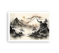 ARTTOR Affiche Decoration Murale Moderne Poster sans Cadre 100x70cm Asie Japon Voir Deco Affiches Murales Wall Art Design Tableau Decoration Salon Chambre Cuisine Decor P2XAA100x70-5777