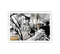 ARTTOR Affiche Decoration Murale Moderne Poster sans Cadre 100x70cm jazz musique musicien Deco Affiches Murales Wall Art Design Tableau Decoration Salon Chambre Cuisine Decor P2XAA100x70-3792