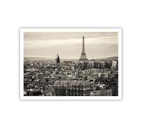ARTTOR Affiche Decoration Murale Moderne Poster sans Cadre 100x70cm Paris ville maison Deco Affiches Murales Wall Art Design Tableau Decoration Salon Chambre Cuisine Decor P2XAA100x70-3615
