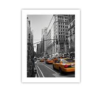 ARTTOR Affiche Decoration Murale Moderne Poster sans Cadre 40x50cm Amérique New York City rue Deco Affiches Murales Wall Art Design Tableau Decoration Salon Chambre Cuisine Decor P2XPA40x50-0445