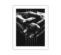ARTTOR Affiche Decoration Murale Moderne Poster sans Cadre 40x50cm Guitare Musicien Musique Deco Affiches Murales Wall Art Design Tableau Decoration Salon Chambre Cuisine Decor P2XPA40x50-4960