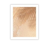 ARTTOR Affiche Decoration Murale Moderne Poster sans Cadre 40x50cm Sable Ombre Feuilles Deco Affiches Murales Wall Art Design Tableau Decoration Salon Chambre Cuisine Decor P2XPA40x50-4580