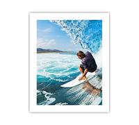 ARTTOR Affiche Decoration Murale Moderne Poster sans Cadre 40x50cm Surf Surfer Océan vague Deco Affiches Murales Wall Art Design Tableau Decoration Salon Chambre Cuisine Decor P2XPA40x50-2785