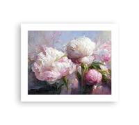 ARTTOR Affiche Decoration Murale Moderne Poster sans Cadre 50x40cm Fleurs Pivoines Classicisme Deco Affiches Murales Wall Art Design Tableau Decoration Salon Chambre Cuisine Decor P2XAA50x40-5975