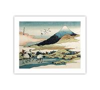 ARTTOR Affiche Decoration Murale Moderne Poster sans Cadre 50x40cm Japon Grues Image Deco Affiches Murales Wall Art Design Tableau Decoration Salon Chambre Cuisine Decor P2XAA50x40-4541