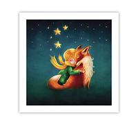 ARTTOR Affiche Decoration Murale Moderne Poster sans Cadre 50x50cm Petit Prince novembre Deco Affiches Murales Wall Art Design Tableau Decoration Salon Chambre Cuisine Decor P2XAC50x50-5014