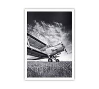 ARTTOR Affiche Decoration Murale Moderne Poster sans Cadre 70x100cm Avion An-2 Noir Et Blanc Deco Affiches Murales Wall Art Design Tableau Decoration Salon Chambre Cuisine Decor P2XPA70x100-4363