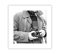 ARTTOR Deco Affiches Murales 30x30cm Affiche Decoration Murale La Caméra Rétro Vintage Cuisine Wall Art Design Moderne Poster sans Cadre Tableau Decoration Salon Chambre Decor P2XAC30x30-5009