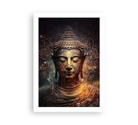 ARTTOR Deco Affiches Murales 50x70cm Affiche Decoration Murale Bouddha Méditation Religion Cuisine Wall Art Design Moderne Poster sans Cadre Tableau Decoration Salon Chambre Decor P2XPA50x70-5775