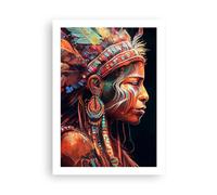 ARTTOR Deco Affiches Murales 50x70cm Affiche Decoration Murale Chaman Indien Ayahuasca Cuisine Wall Art Design Moderne Poster sans Cadre Tableau Decoration Salon Chambre Decor P2XPA50x70-5744