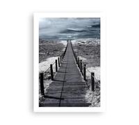 ARTTOR Deco Affiches Murales 50x70cm Affiche Decoration Murale Dunes Chemin Plage Cuisine Wall Art Design Moderne Poster sans Cadre Tableau Decoration Salon Chambre Decor P2XPA50x70-6037