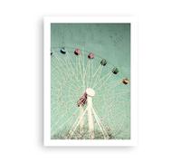 ARTTOR Deco Affiches Murales 50x70cm Affiche Decoration Murale Grande Roue Manège Ancien Cuisine Wall Art Design Moderne Poster sans Cadre Tableau Decoration Salon Chambre Decor P2XPA50x70-5867
