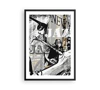ARTTOR Deco Affiches Murales 50x70cm Affiche Decoration Murale jazz musique musicien Cuisine Wall Art Design Moderne Poster Cadre Noir Tableau Decoration Salon Chambre Decor P2BPA50x70-3792