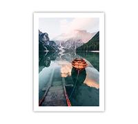 ARTTOR Deco Affiches Murales 50x70cm Affiche Decoration Murale Lac Montagne Vallée Cuisine Wall Art Design Moderne Poster sans Cadre Tableau Decoration Salon Chambre Decor P2XPA50x70-5176