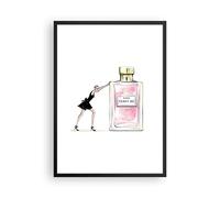 ARTTOR Deco Affiches Murales 50x70cm Affiche Decoration Murale Mode Femme Parfum Cuisine Wall Art Design Moderne Poster Cadre Noir Tableau Decoration Salon Chambre Decor P2BPA50x70-4128