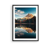 ARTTOR Deco Affiches Murales 50x70cm Affiche Decoration Murale Reflet Lac Paysage Cuisine Wall Art Design Moderne Poster Cadre Noir Tableau Decoration Salon Chambre Decor P2BPA50x70-4589