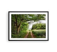 ARTTOR Deco Affiches Murales 70x50cm Affiche Decoration Murale Chemin nature forêt vert Cuisine Wall Art Design Moderne Poster Cadre Noir Tableau Decoration Salon Chambre Decor P2BAA70x50-2637