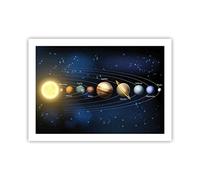 ARTTOR Deco Affiches Murales 70x50cm Affiche Decoration Murale cosmos planète Cuisine Wall Art Design Moderne Poster sans Cadre Tableau Decoration Salon Chambre Decor P2XAA70x50-3650