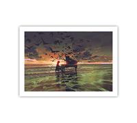 ARTTOR Deco Affiches Murales 70x50cm Affiche Decoration Murale piano musique Cuisine Wall Art Design Moderne Poster sans Cadre Tableau Decoration Salon Chambre Decor P2XAA70x50-3911