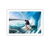 ARTTOR Deco Affiches Murales 70x50cm Affiche Decoration Murale Surf Surfer Océan vague Cuisine Wall Art Design Moderne Poster sans Cadre Tableau Decoration Salon Chambre Decor P2XAA70x50-2785