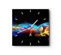 ARTTOR Horloge Décorative Moderne Carrée 40x40 cm Abstrait - 2171