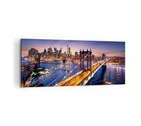 ARTTOR Impression sur Toile Moderne 100x40 cm Architecture Villes - 2820