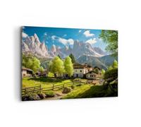 ARTTOR Impression sur Toile Moderne 100x70 cm Architecture Paysages - 5814