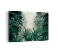 ARTTOR Impression sur Toile Moderne 100x70 cm Botanique Forêt - 4504