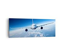 ARTTOR Impression sur Toile Moderne 140x50 cm Voyages Avions - 2723