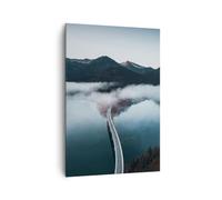 ARTTOR Moderne Impression sur Toile 70x100 cm Architecture Paysages - 6230