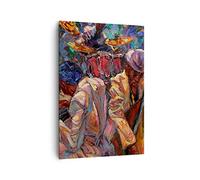 ARTTOR Moderne Impression sur Toile 70x100 cm Culture Personnes - 3481 | Jazz Musique Équipe Moderne Tableau Décoratif Grand Décoration Murale Art Mural Toile Imprimée Chambre Cuisine Salon ARTTOR