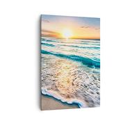 ARTTOR Moderne Impression sur Toile 70x100 cm Paysages Maritime - 3621